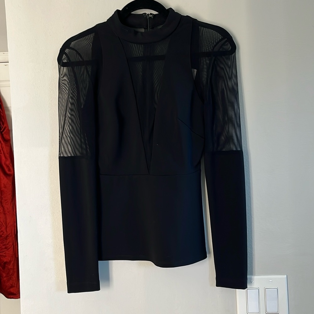 Women’s Artelier, Nicole Miller black top size P, XS